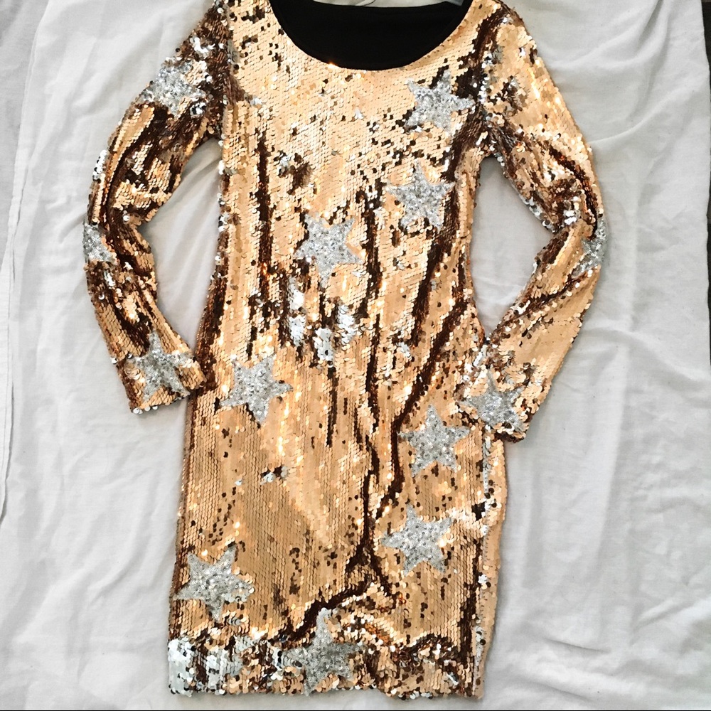 Full Sequin star dress